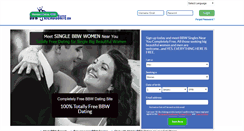 Desktop Screenshot of bbwfriendsdate.com